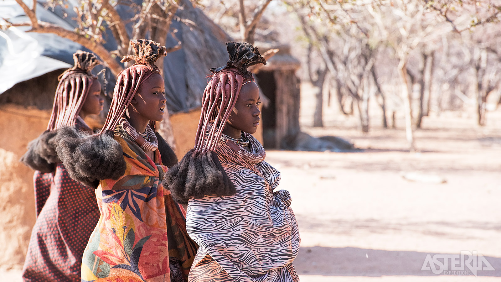 In Kaokoland in het Noorden van Namibië bezoek je een Himba-dorp