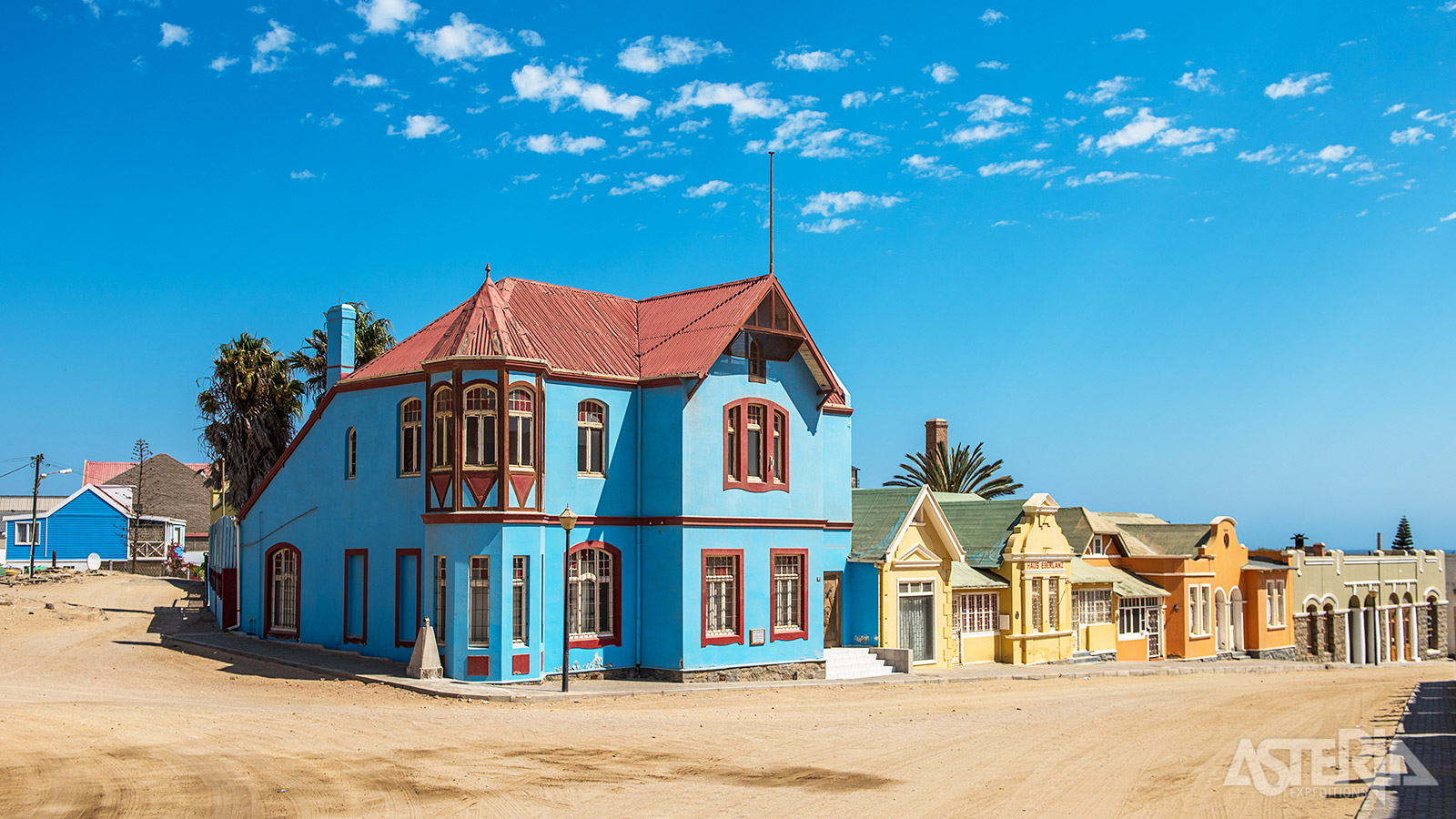 In het kuststadje Swakopmund is het Duitse koloniale verleden nog duidelijk zichtbaar