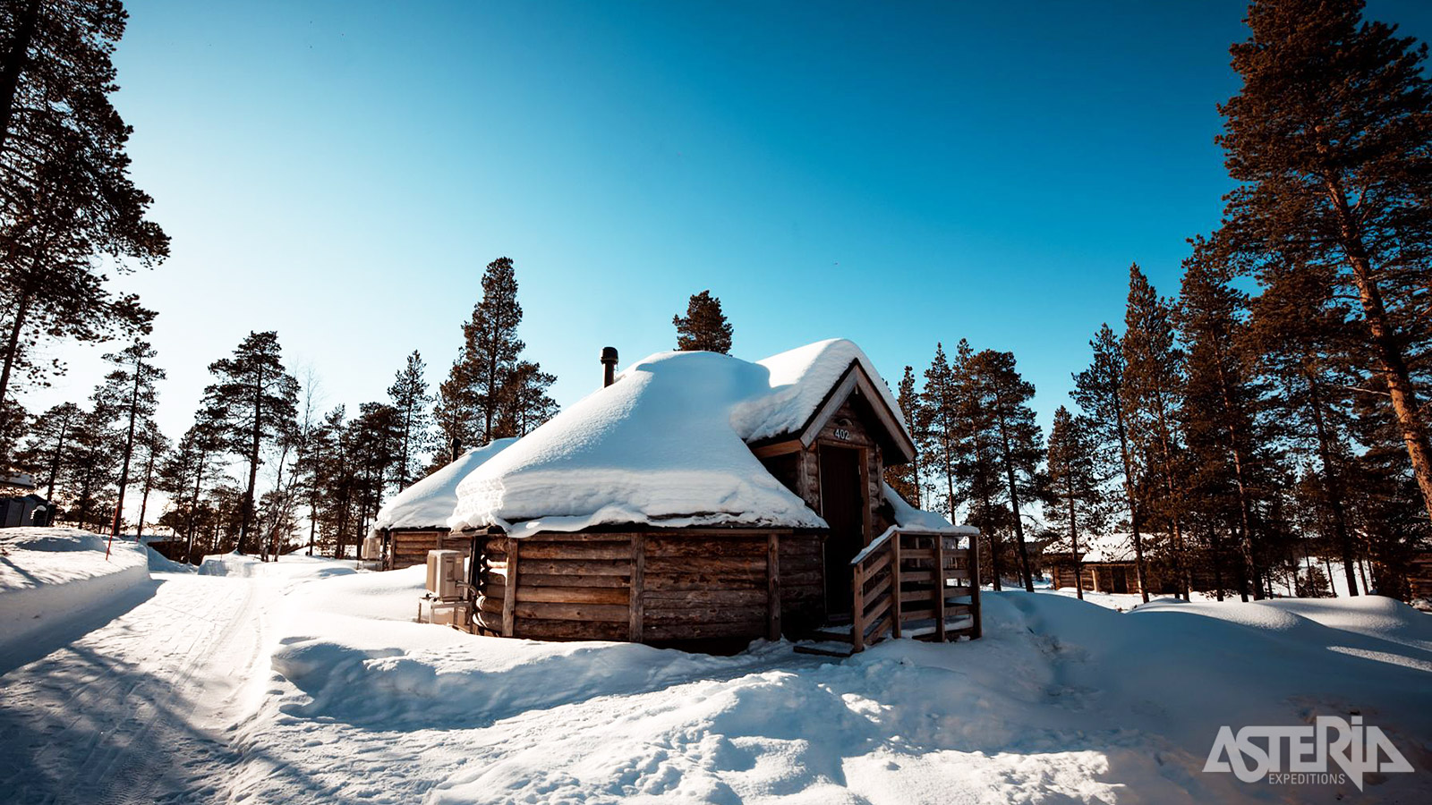 Kies voor een romantisch verblijf in een Aurora Cabin met glazen dakconstructie