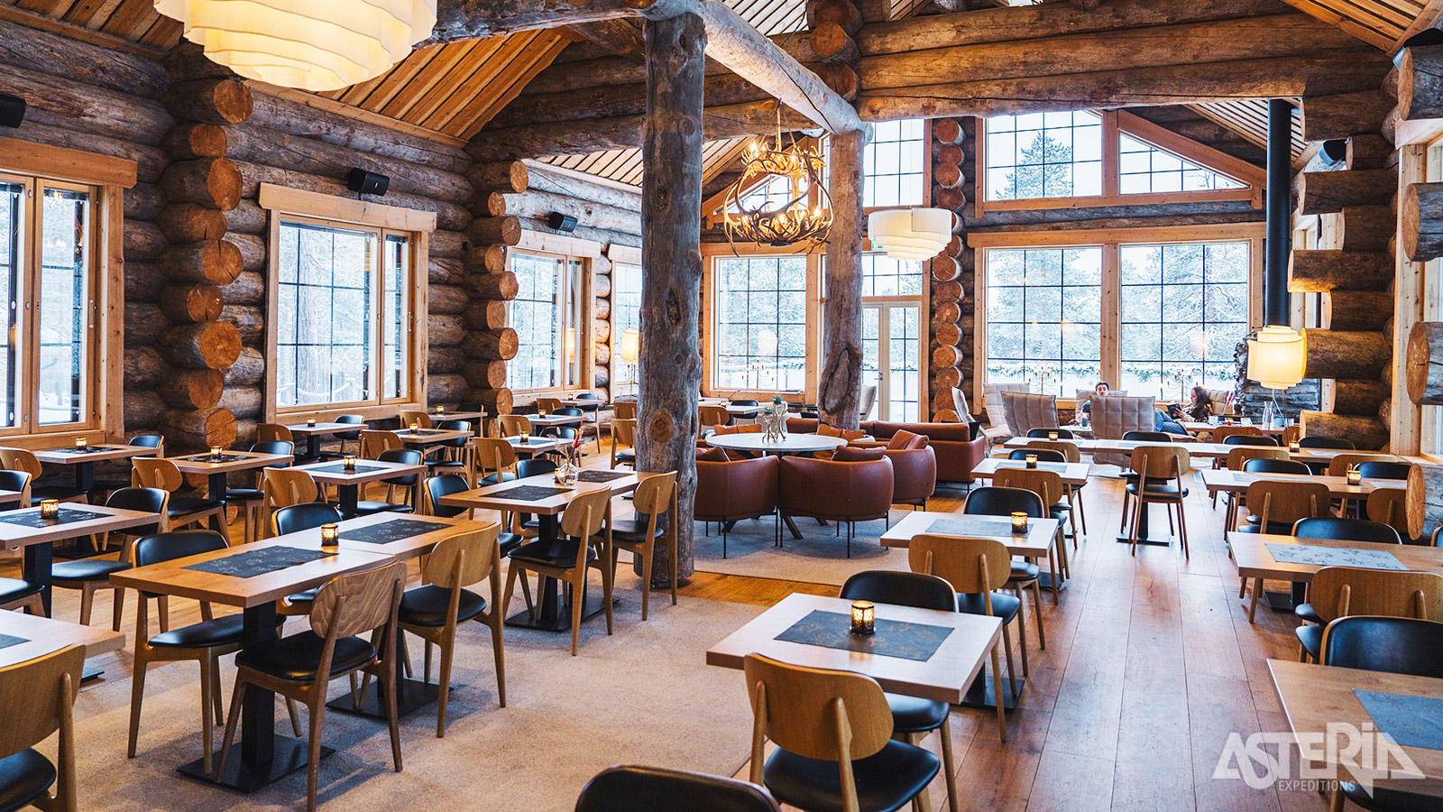 In het hoofdgebouw worden de maaltijden geserveerd