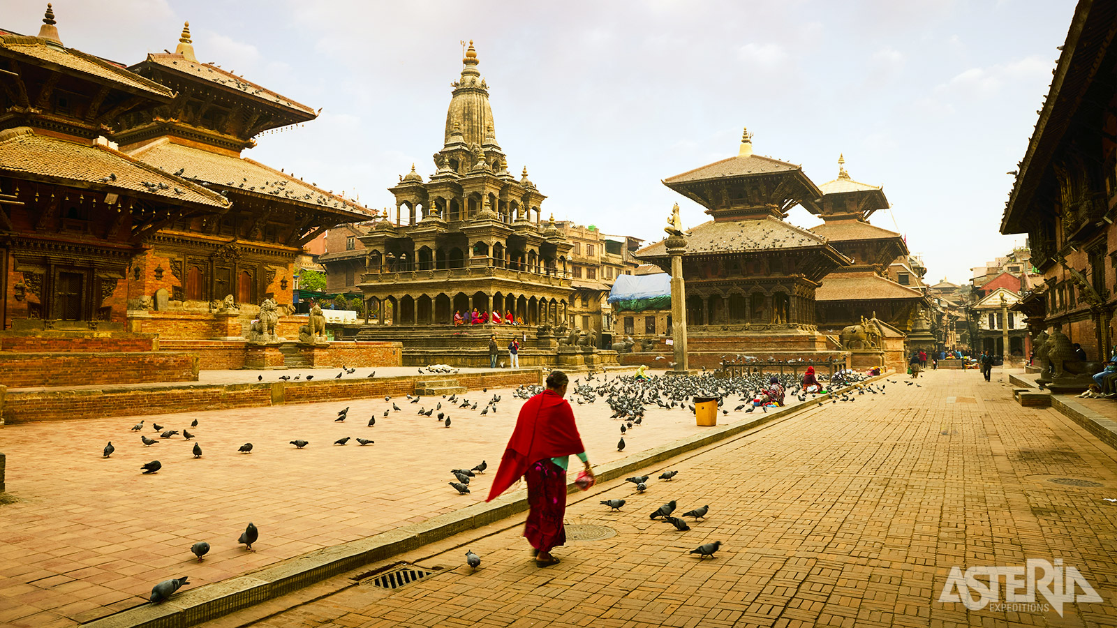 Het schitterende Patan Durbar Square (Unesco), behoort zonder twijfel tot de mooiste historische pleinen van Zuid-Azië