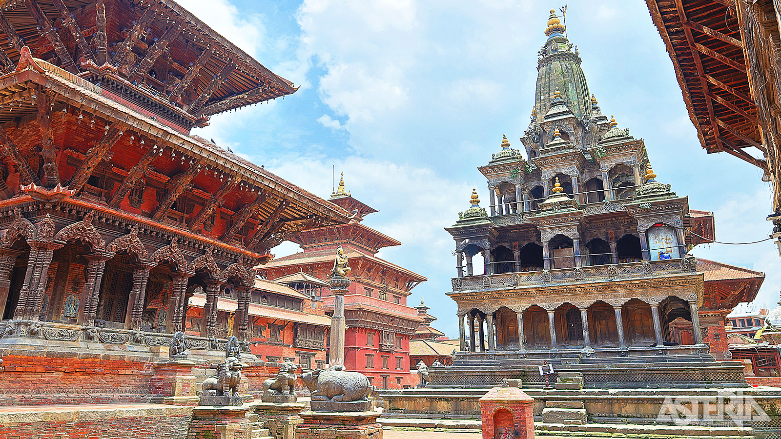 Krishna Mandir, een architectonisch meesterwerk en één van de mooiste hindoetempels van de Kathmandu-vallei