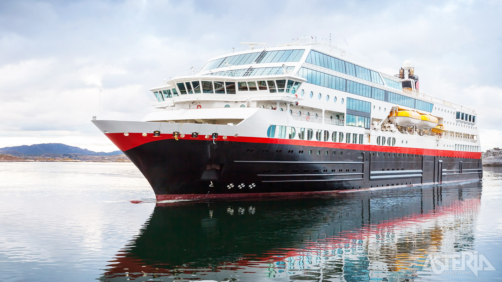 Tijdens het programma verblijf je 4 dagen op één van de schepen van de Hurtigruten-vloot