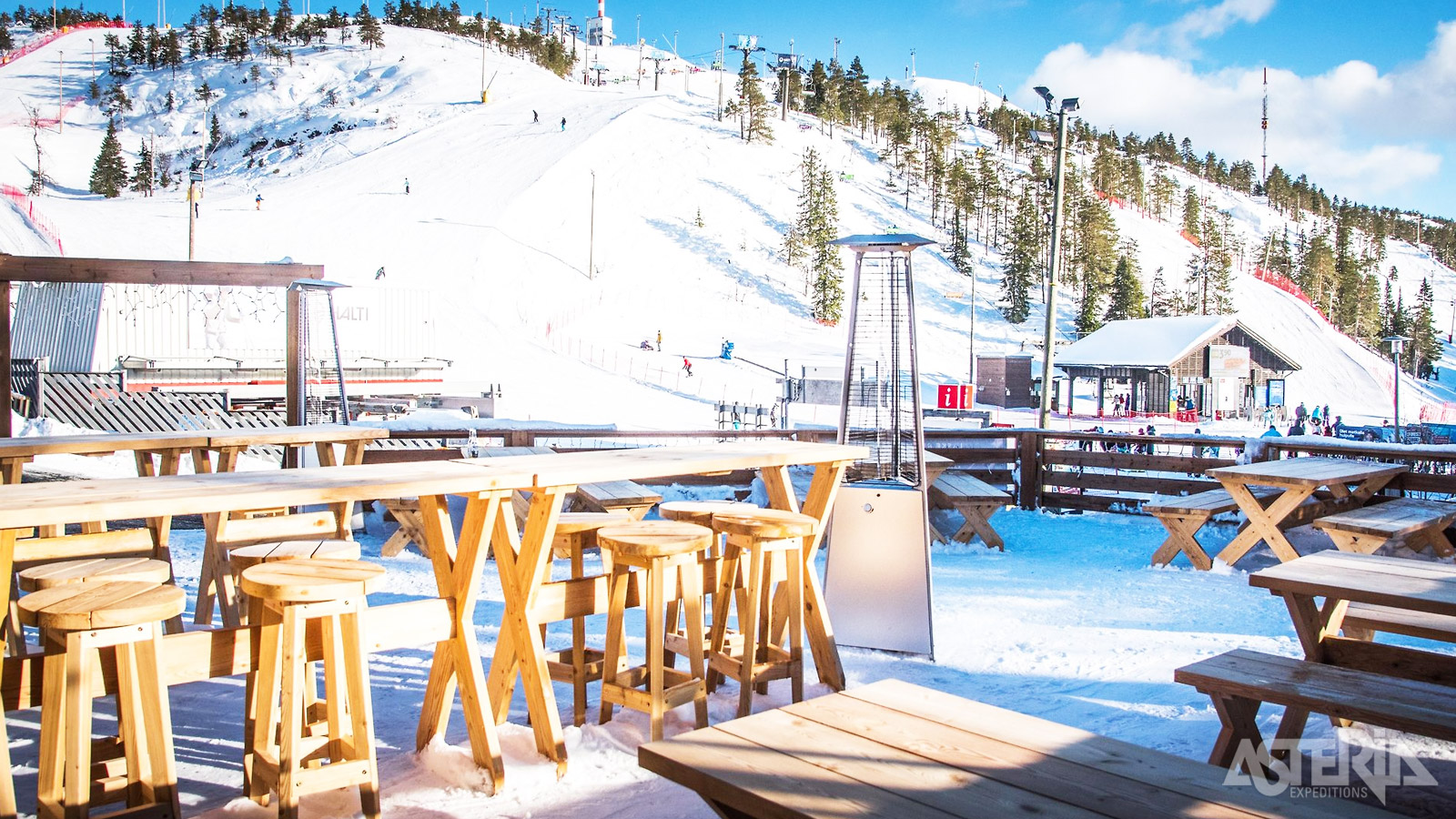 Met 19km pistes is Ruka één van de betere skigebieden van Lapland