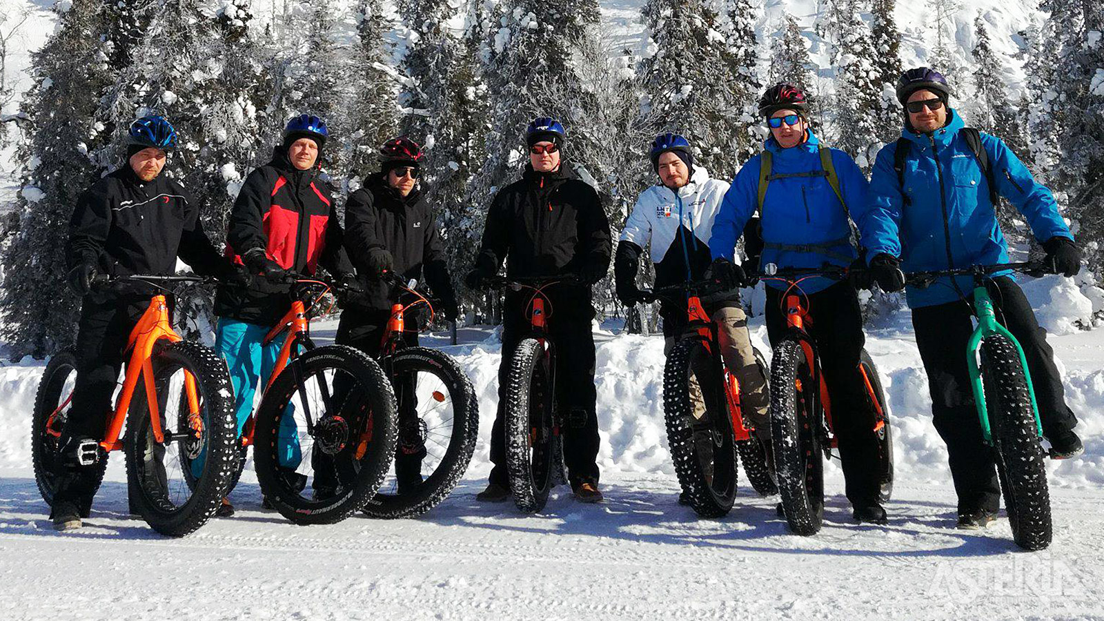 Tijdens één van de vrije momenten kan je kiezen voor facultatieve activiteiten zoals een tochtje met de fatbike