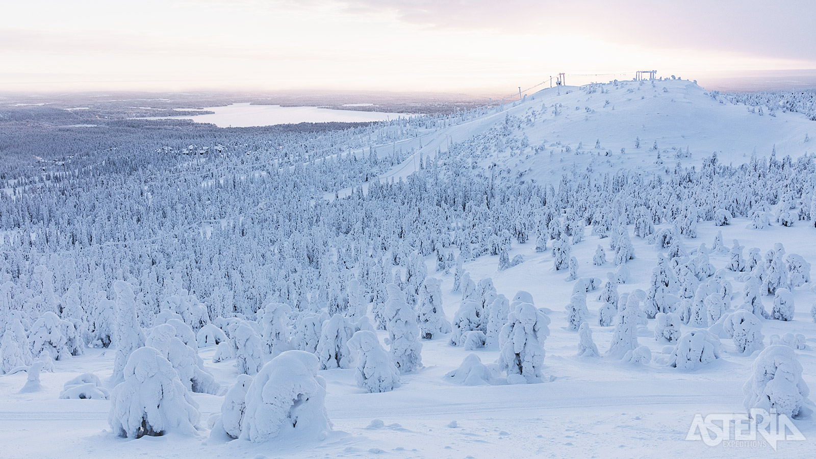 Ruka biedt één van de betere skigebieden van Finland