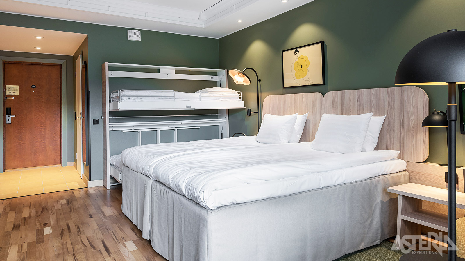 Voor families zijn er ruime Superior Rooms met ruimte voor 1-4 personen