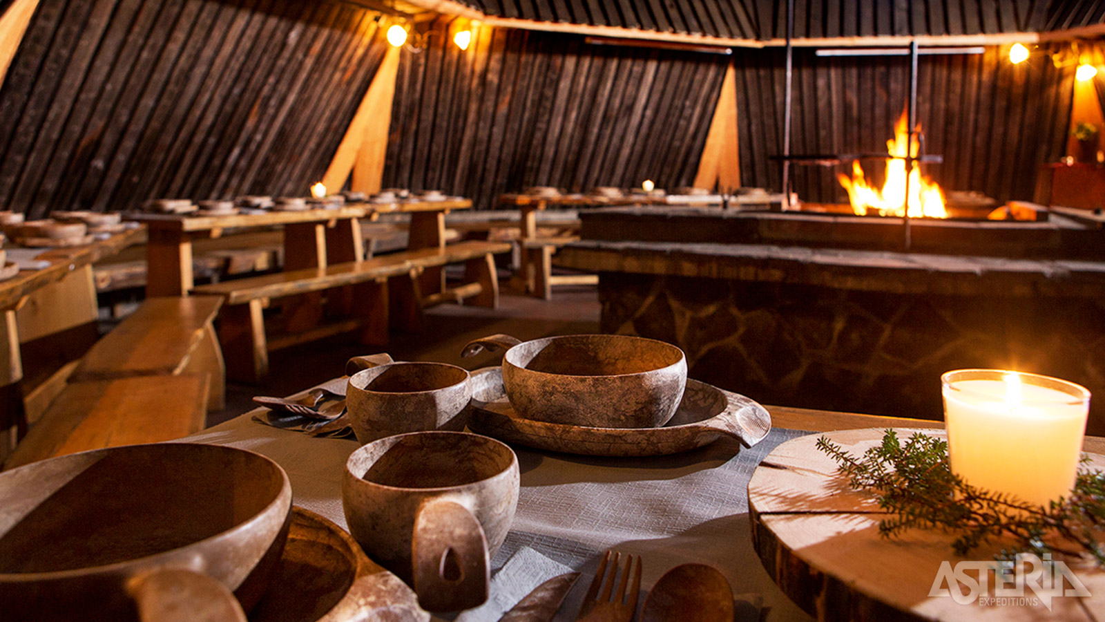 In een kota is het gezellig knus en kan je genieten van een heerlijk diner