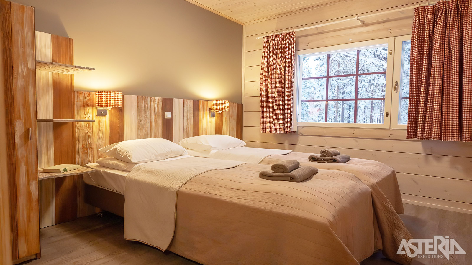 Elke chalet omvat 3 afzonderlijke slaapkamers