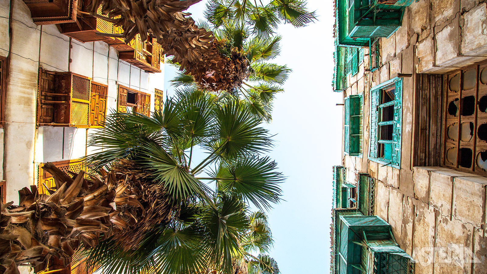 Ontdek typische huizen in Al-Balad, het oude stadsgedeelte vaqn Jeddah