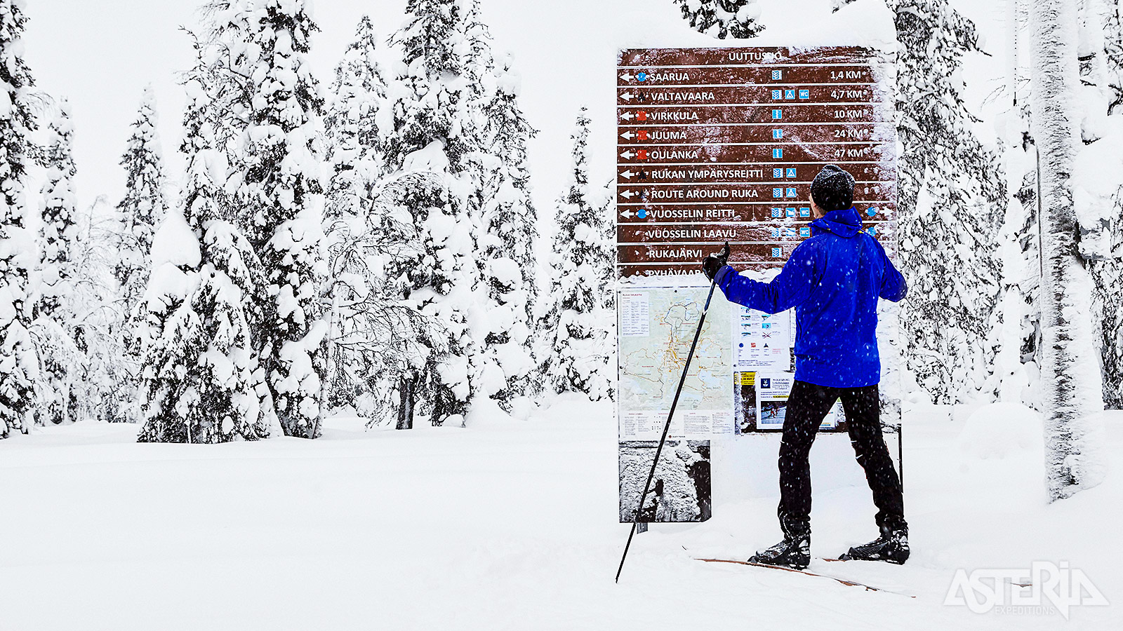 Naast skiën kan je in de vrije momenten ook mooie tochten maken te voet of met langlaufski’s