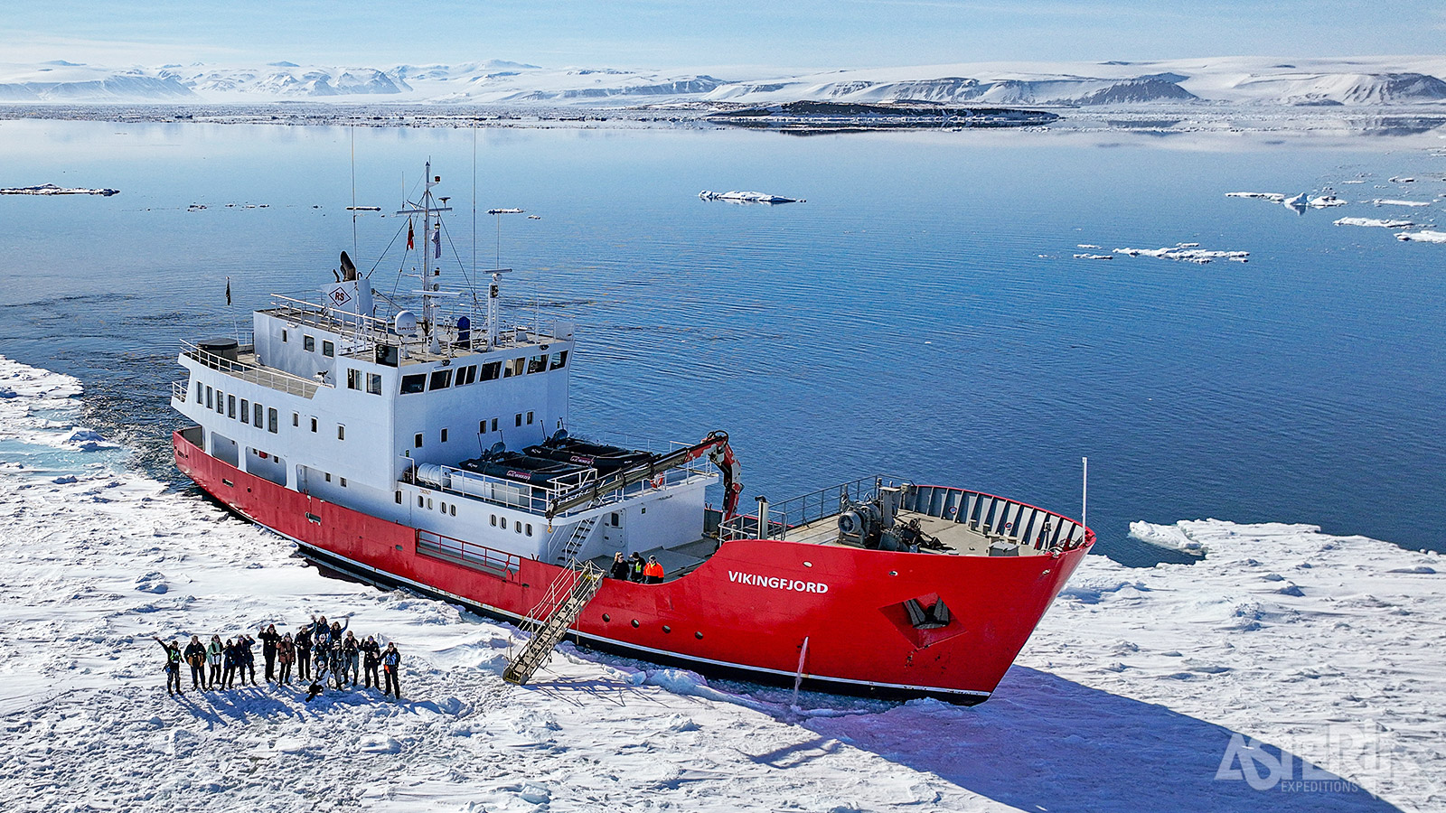 Aan boord van MV Vikingfjord kom je op plaatsen die voor grotere schepen niet bereikbaar zijn