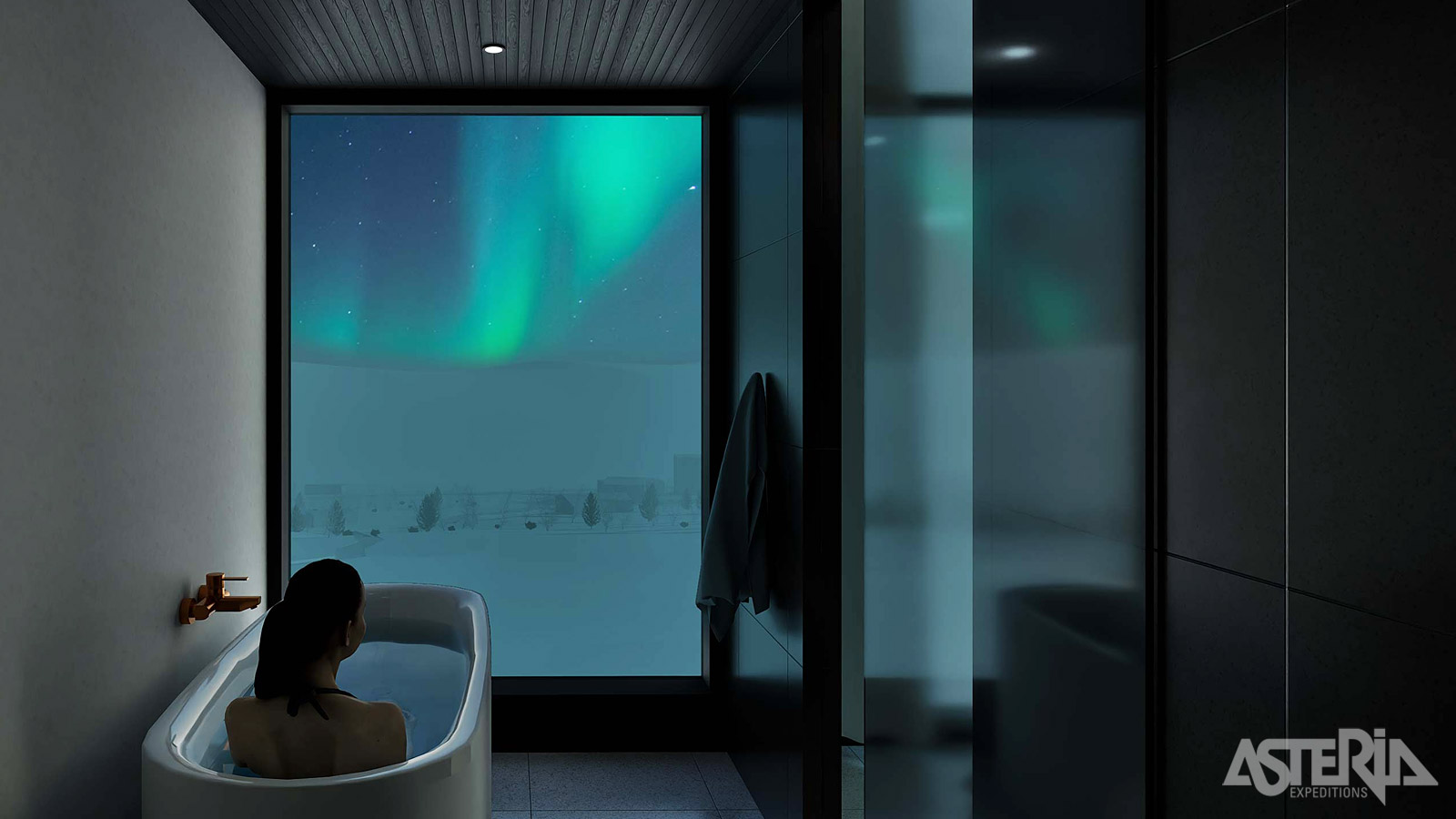 Geniet van luxe in een adembenemende omgeving, perfect voor het bewonderen van het noorderlicht