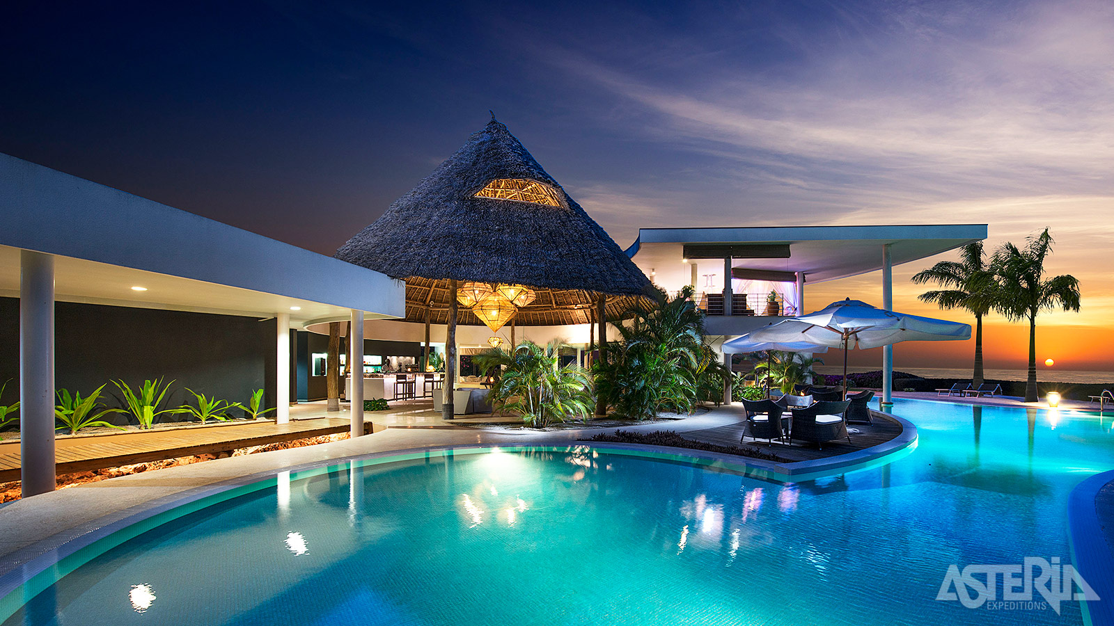 Nagenieten van je safari kan in één van de uitstekende hotels op Zanzibar