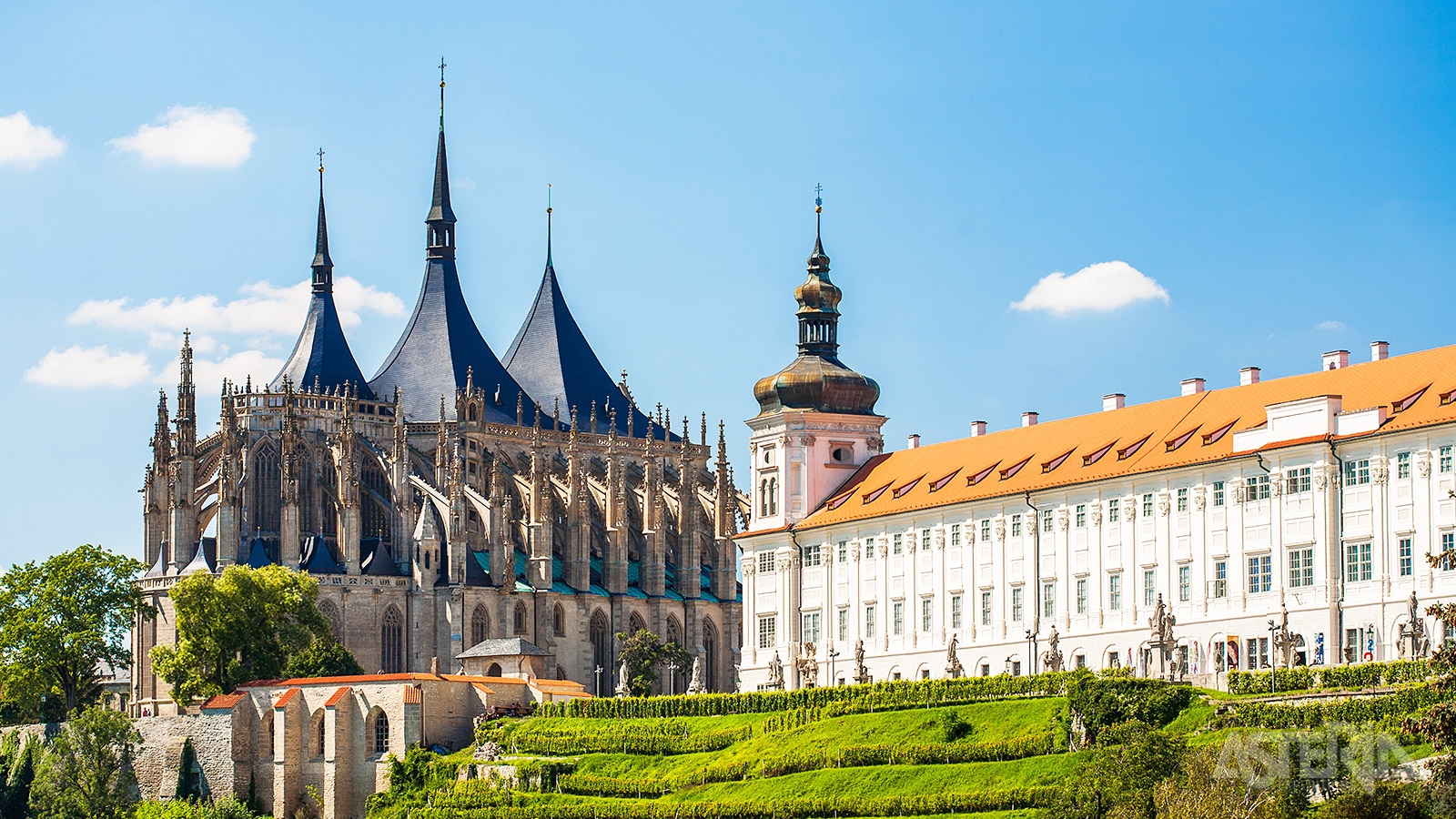 De oude zilverstad Kutná Hora staat bekend om haar indrukwekkende architectuur - Unesco