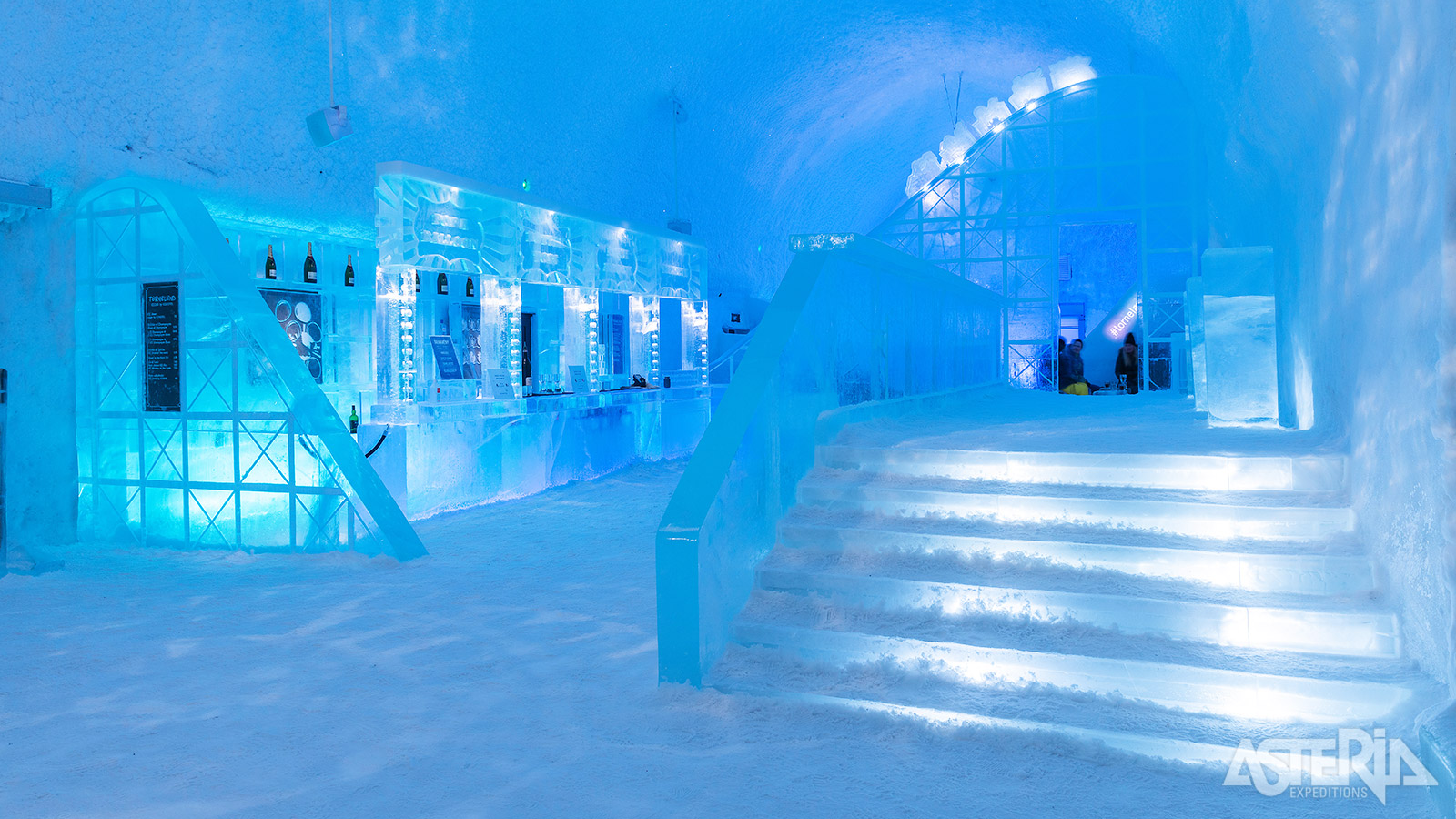 Tijdens een vrij moment kan je het ICEHOTEL facultatief bezoeken