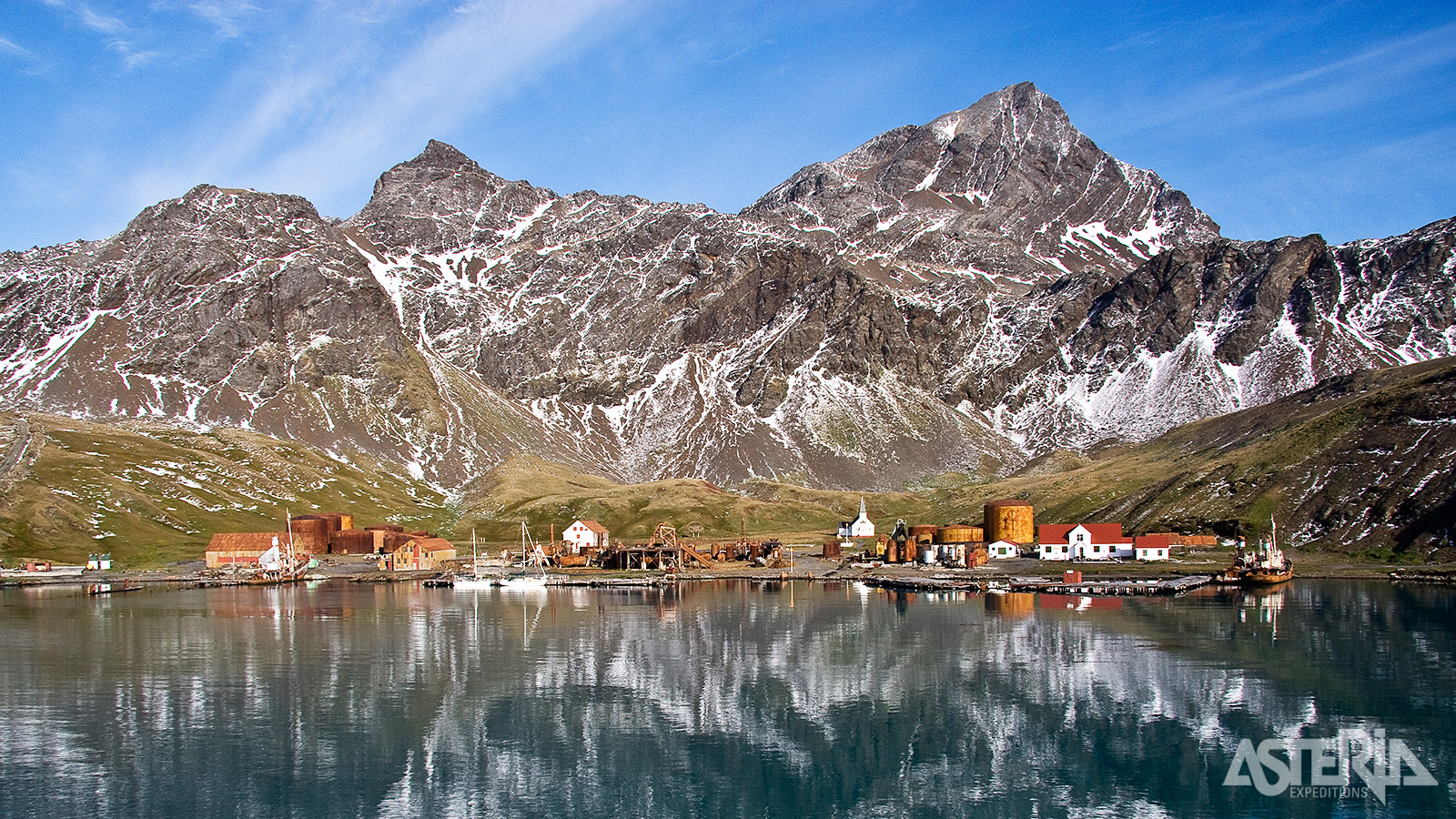 Grytviken, ooit een walvisstation, nu een historisch en ecologisch hoogtepunt