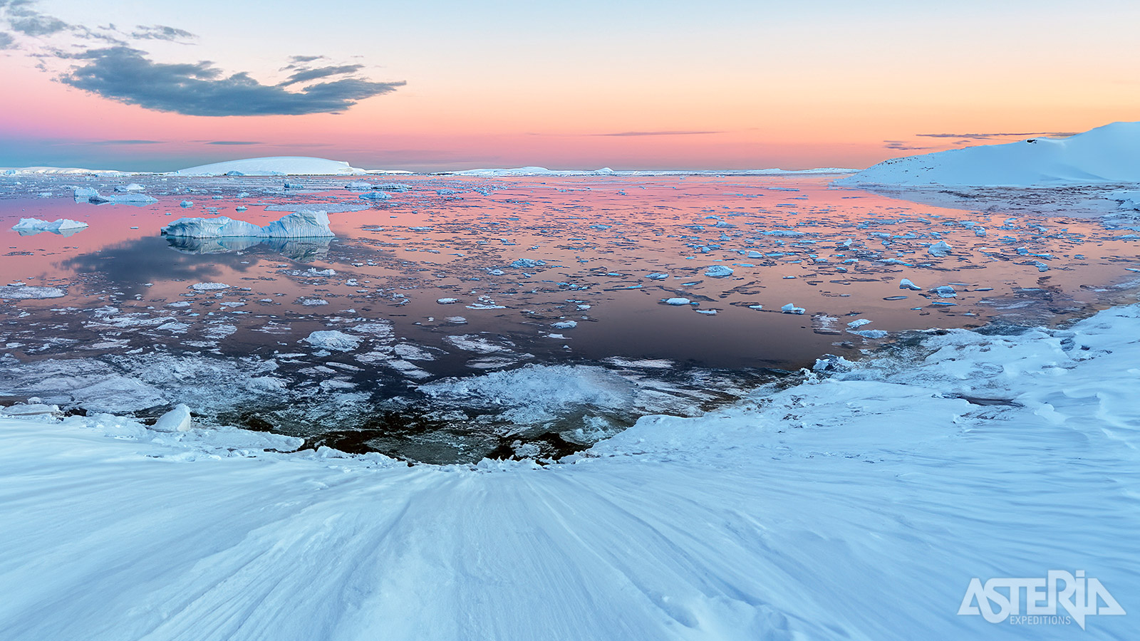 De Weddellzee staat bekend om zijn uitgestrekte ijsvelden en enorme ijsbergen