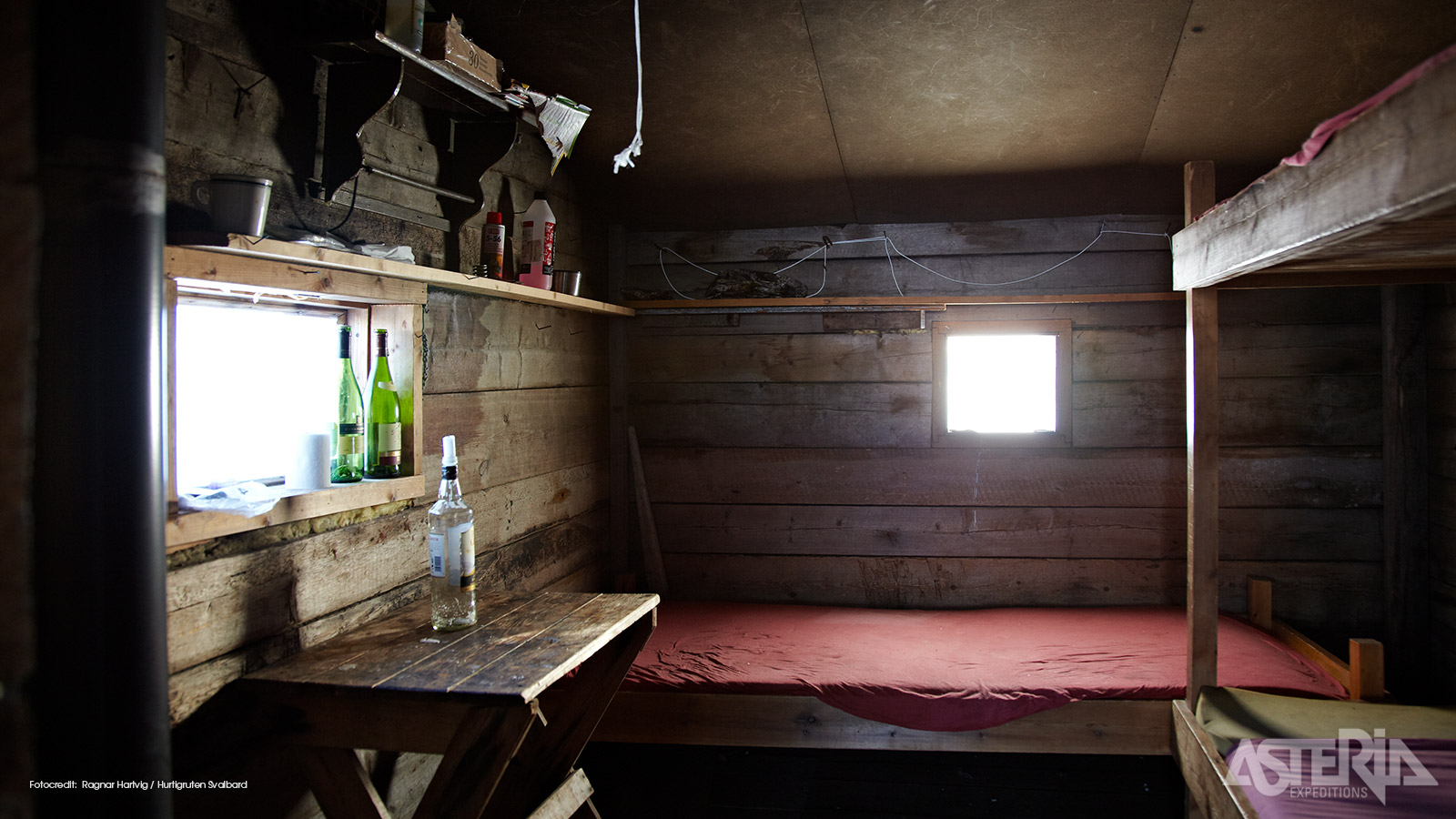 Het was de hut van de beroemde pelsjager Hilmar Nøis, die hier meer dan 38 winters doorbracht