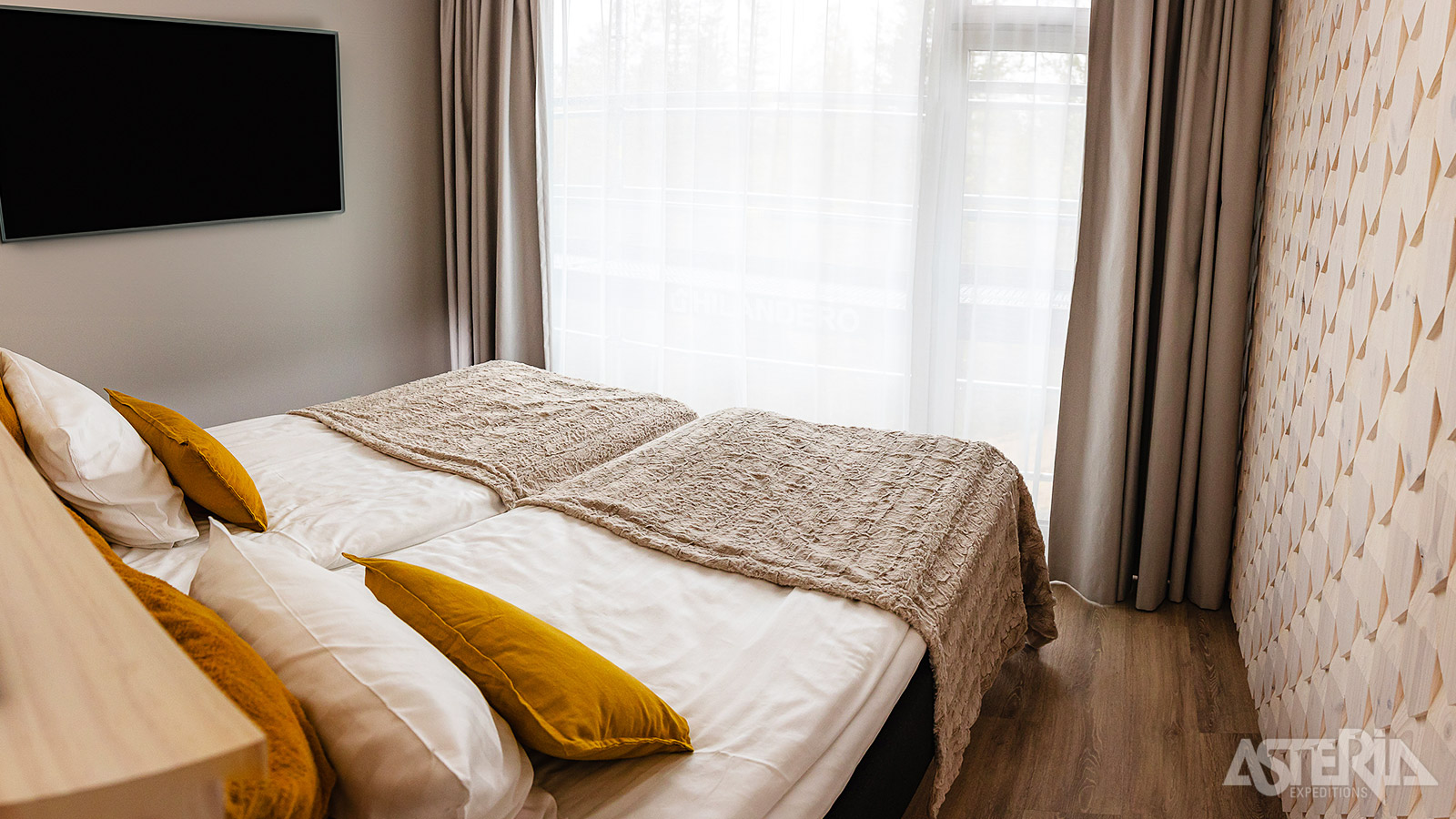 Het hotel telt verschillende kamertypes zoals Panorama Rooms