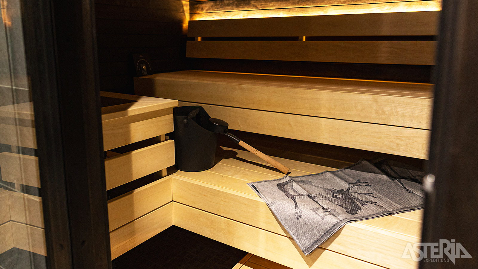 De Panorama en Aurora Suites beschikken verder ook over een eigen sauna