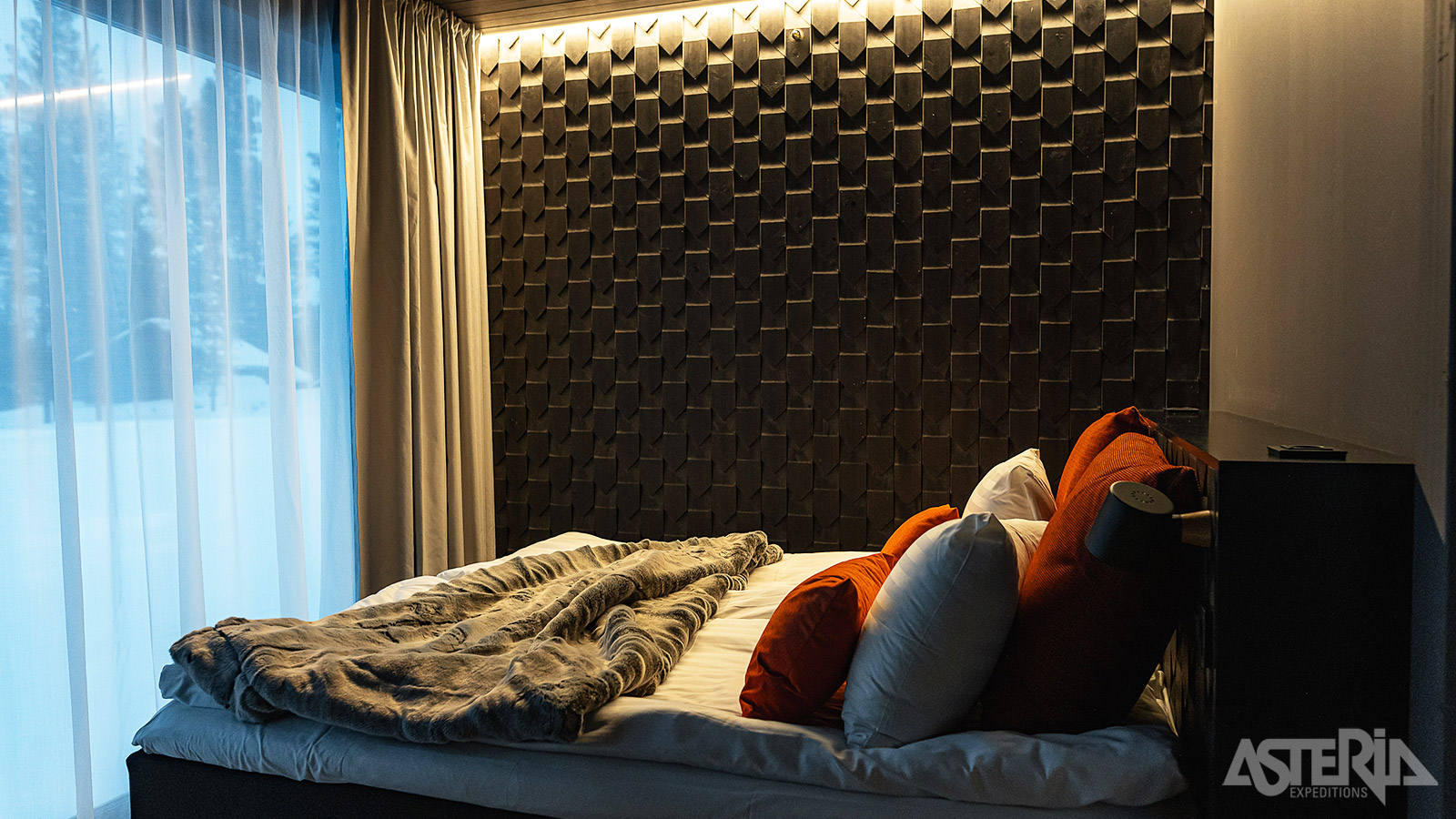 Alle kamers zijn luxueus ingericht en genieten van een rustige ligging