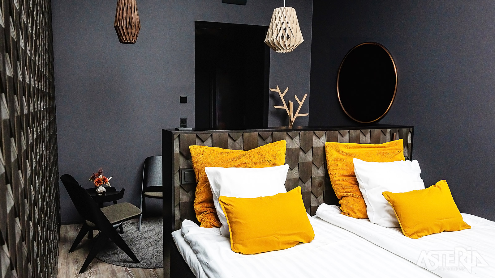 De Panorama Rooms zijn modern aangekleed en beschikken over een dubbel bed
